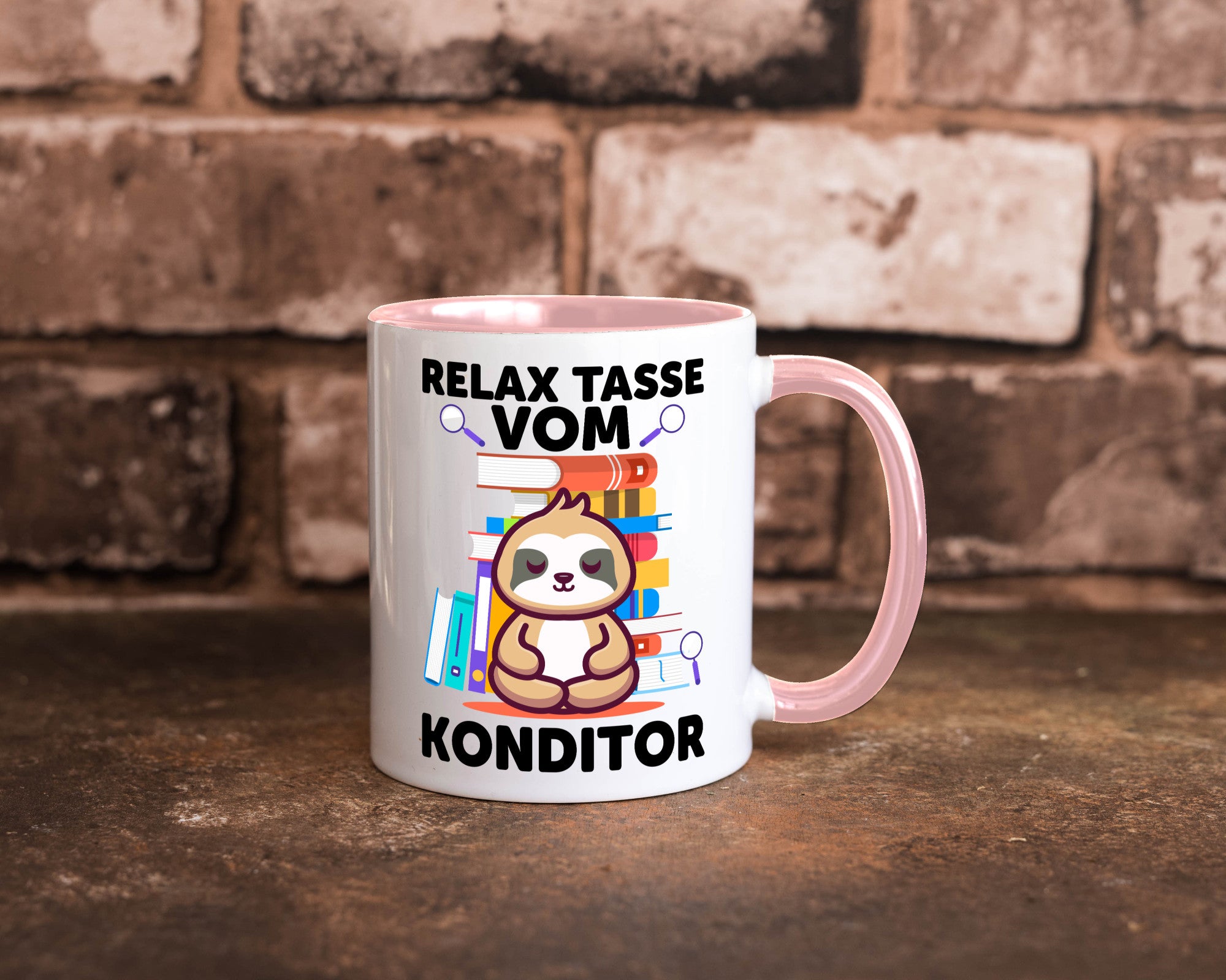 Relax Tasse: Konditor | Konditorei lustiger Spruch Geschenk Humor Geschenkidee
