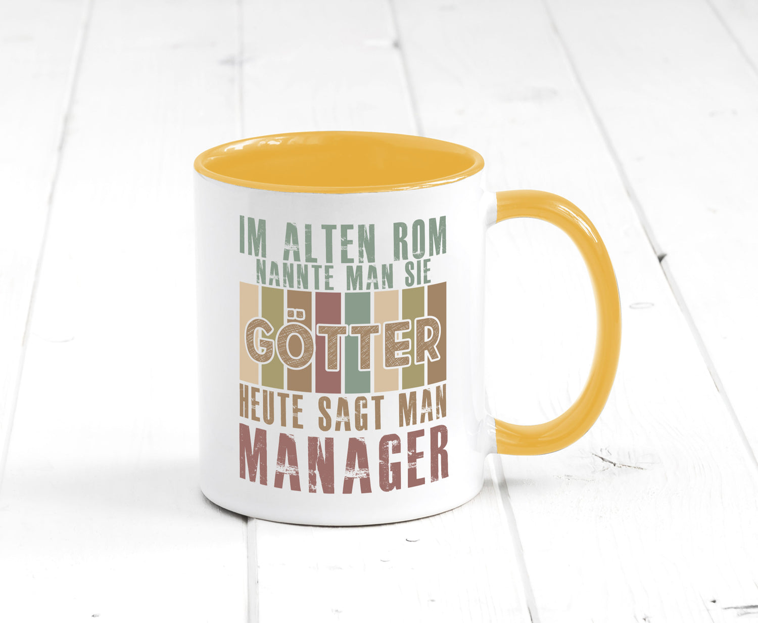 Heute sagt man: Manager | Management Humor Geschenkidee Tasse