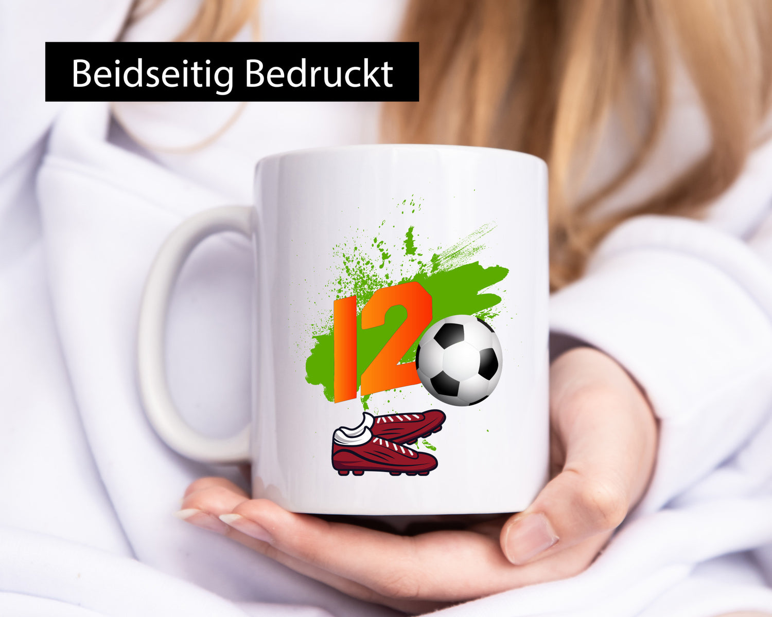 12. Geburtstag | Jungen Fußball Fußballspieler Humor Geschenkidee Tasse