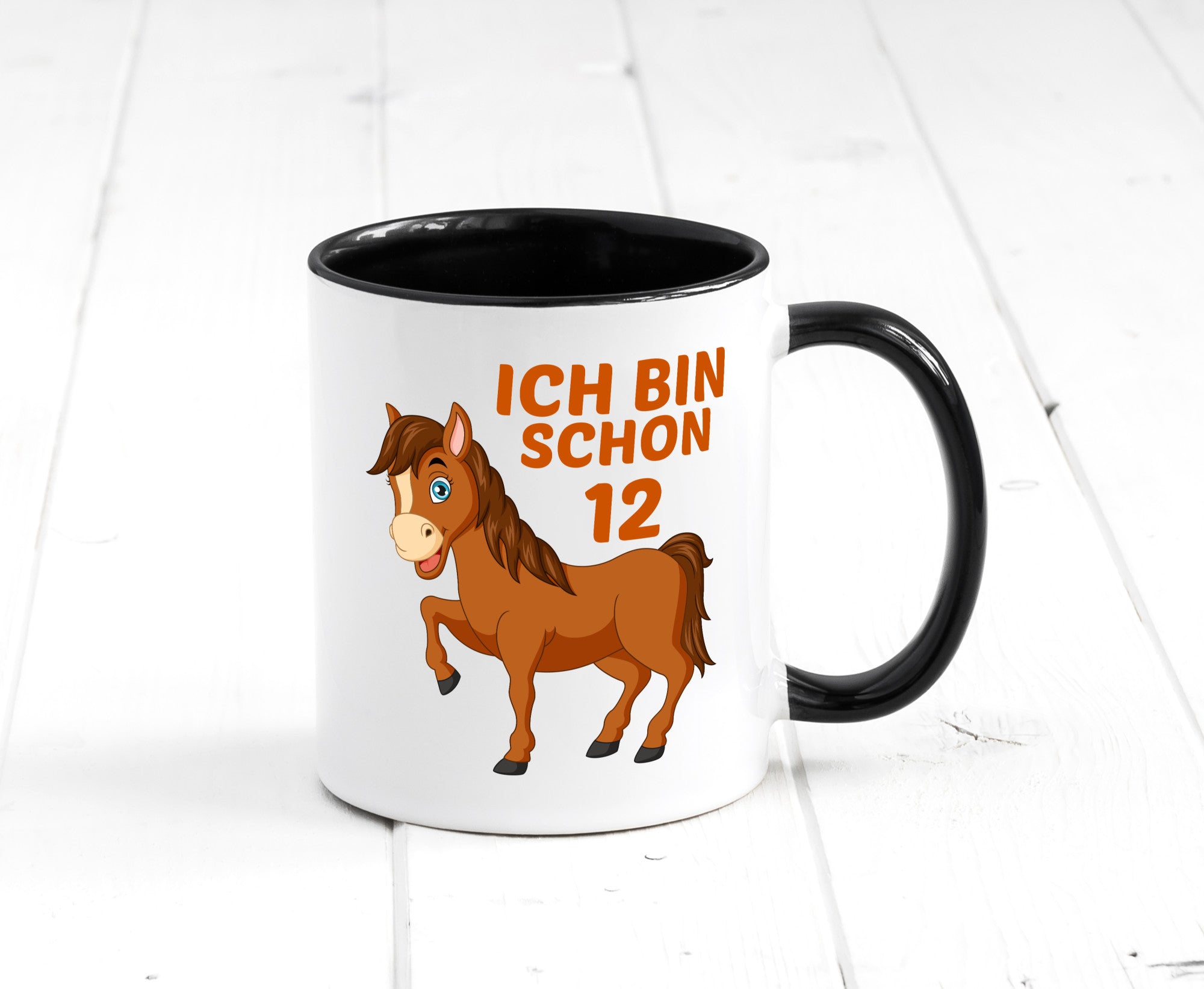 12. Geburtstag | Ich bin schon 12 Pferde Pony Geschenkidee Humor Tasse