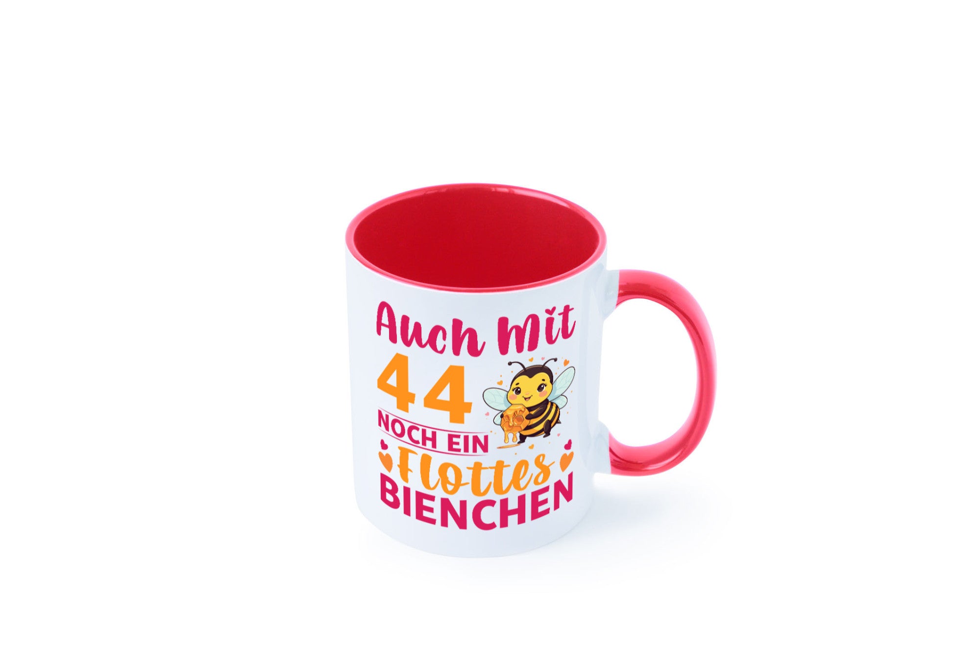 44. Geburtstag | Flottes Bienchen 44 Jahre Geschenkidee Humor Tasse