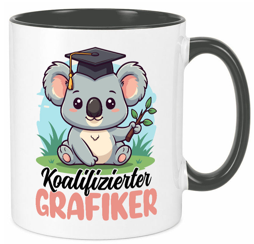 Koalifizierter Grafiker | Grafik Design lustiger Spruch Geschenk Humor