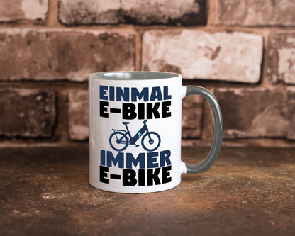 E-Bike Fahrer | Radfahrer Tasse Fahrrad Elektrorad lustiger Spruch Geschenk