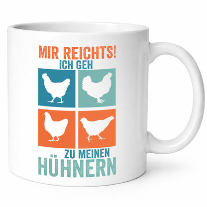 Mir reichts! | Hühner Stall Bauernhof Ausbrechen Geschenk Humor Geschenkidee