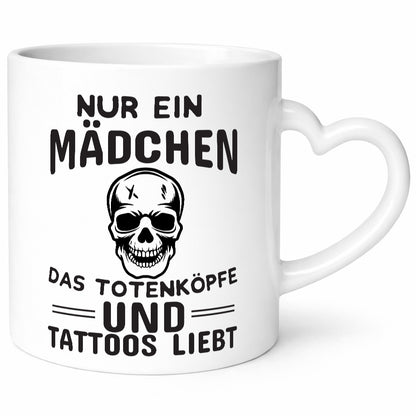 Totenköpfe und Tattoos lustiger Spruch Geschenk Humor Geschenkidee Tasse