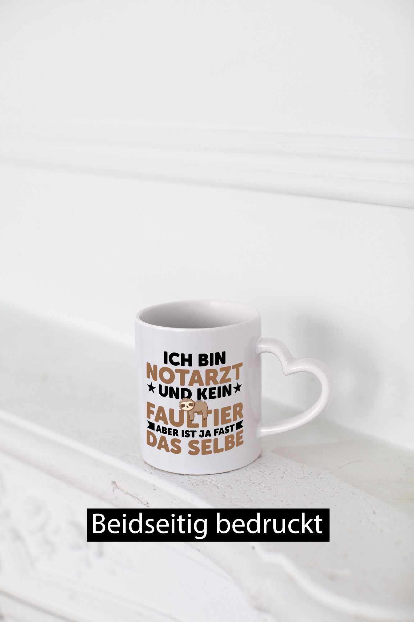 Ich bin kein Faultier: Notarzt | Arzt v2 Geschenkidee Tierliebhaber Humor Tasse