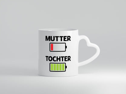 Mutter kaputt | Tocher mit viel Power Batterie leer lustig Familie Geschenkidee