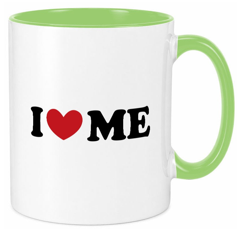 I love me vl8 Geschenk Humor Geschenkidee lustiger Spruch Tasse