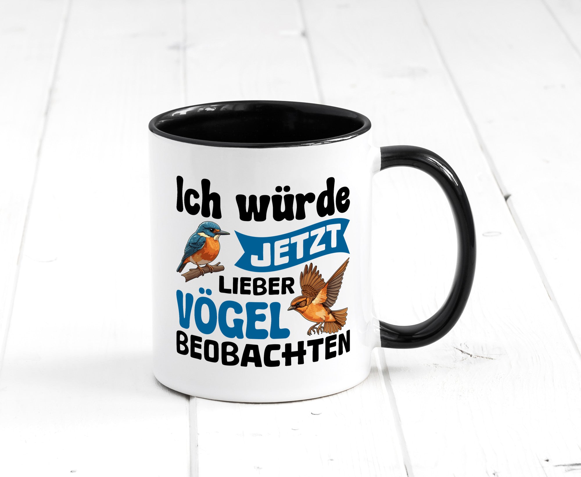 Vögel beobachten | Vogel lustig Humor Geschenkidee Geschenk Tasse