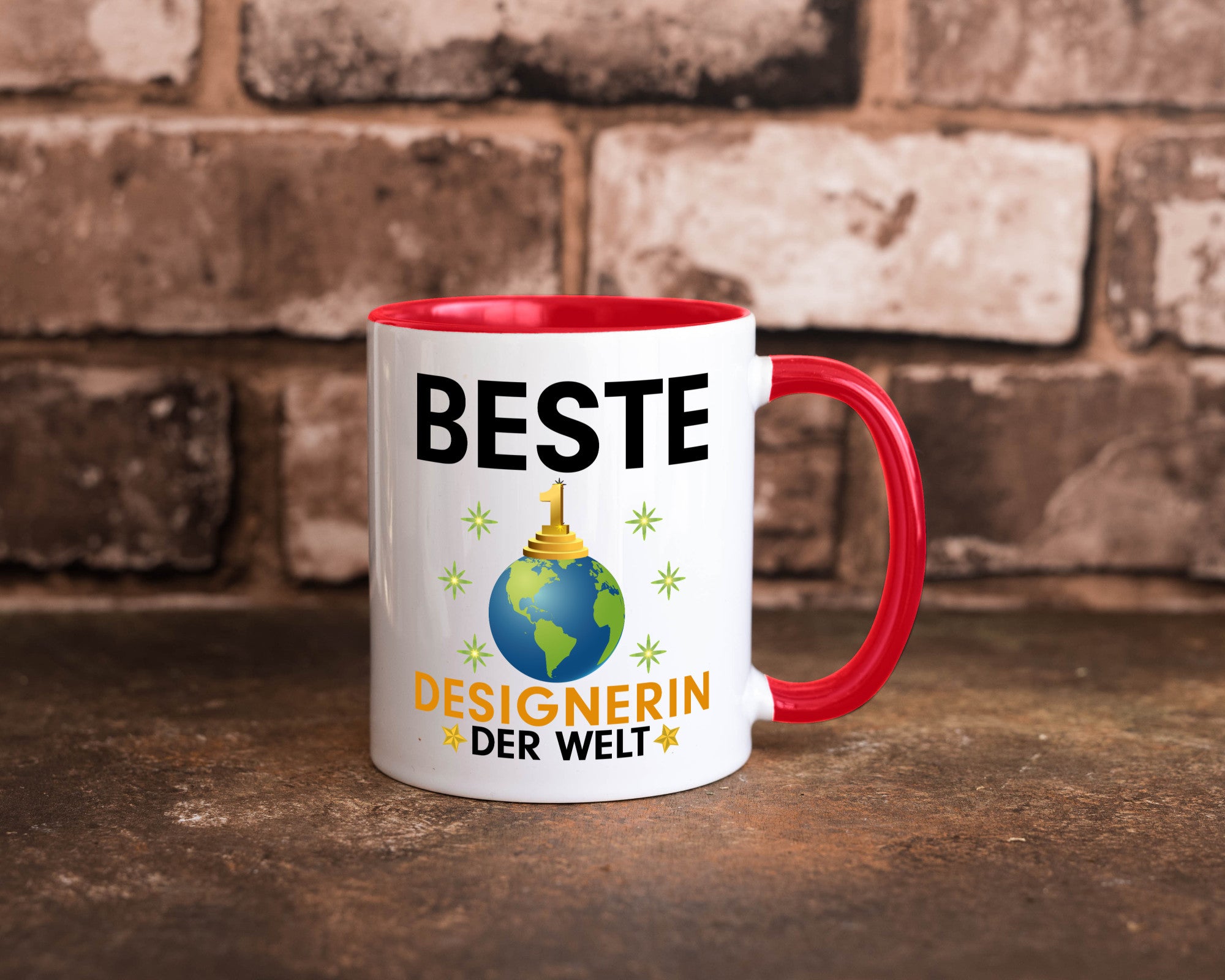 Welt Beste Designerin | Mode lustiger Spruch Geschenk Humor Geschenkidee Tasse