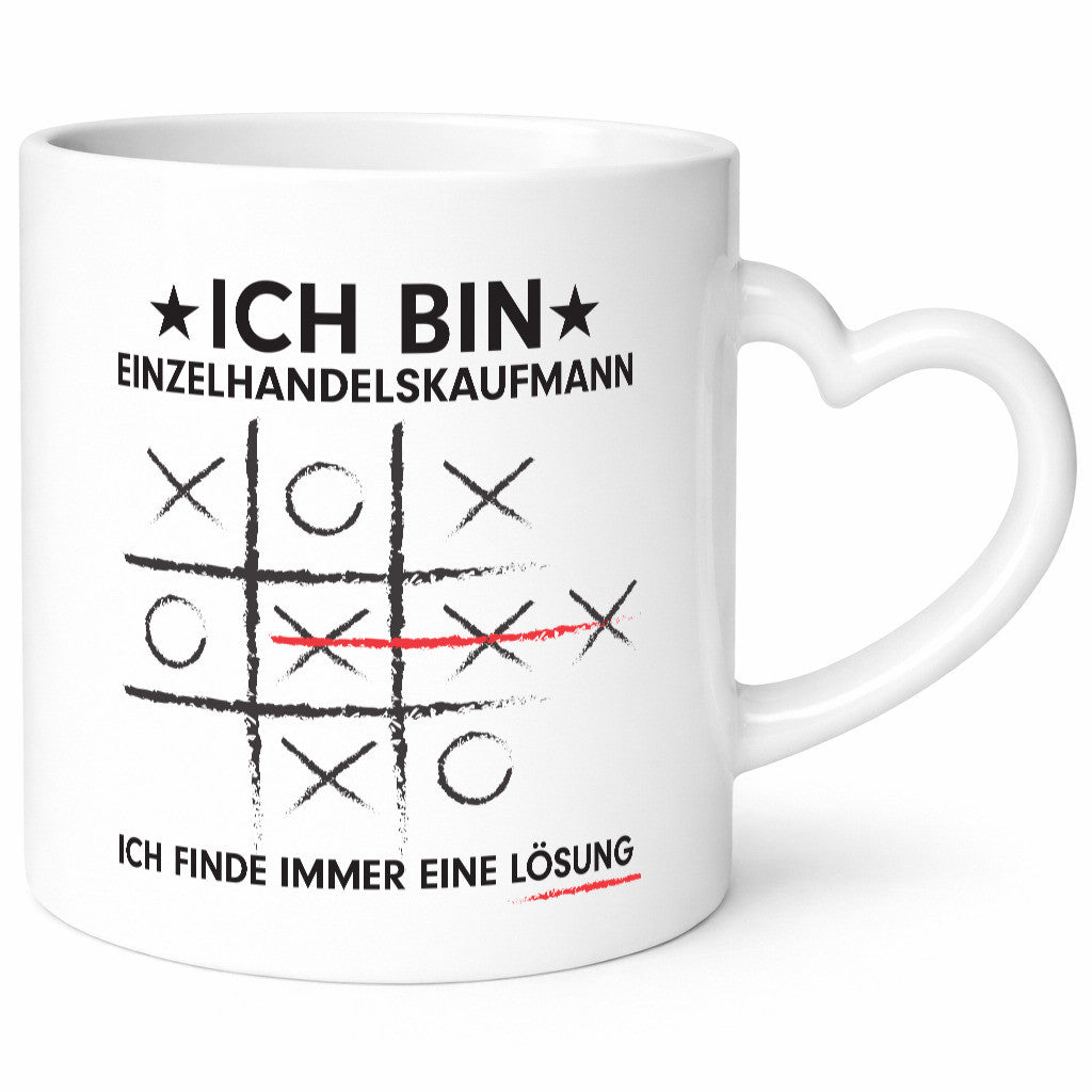 Lösung finden: Einzelhandelskaufmann | Einzelhandel v2 Humor Geschenkidee Tasse