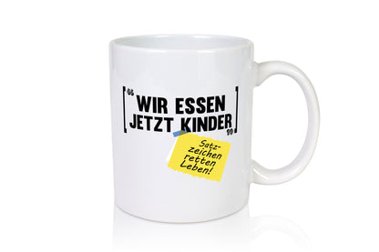 Wir essen jetzt, Kinder | Grammatik Satzzeichen Sprache lustig Humor