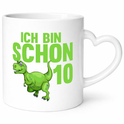 10. Geburtstag | 10 Jahre Dino Dinosaurier Geschenk Geschenkidee lustiger
