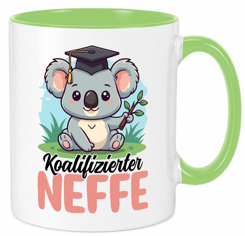 Koalifizierter Neffe | Familie Bruder Bester Onkel Geschenkidee Humor Tasse