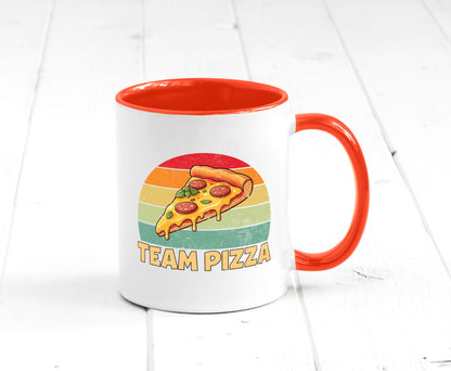 Team Pizza | Pizzaliebhaber Lover v2 Geschenkidee Humor Tasse