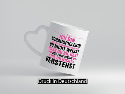 Löse Probleme: Schauspielerin | Theater Humor Geschenkidee Tasse