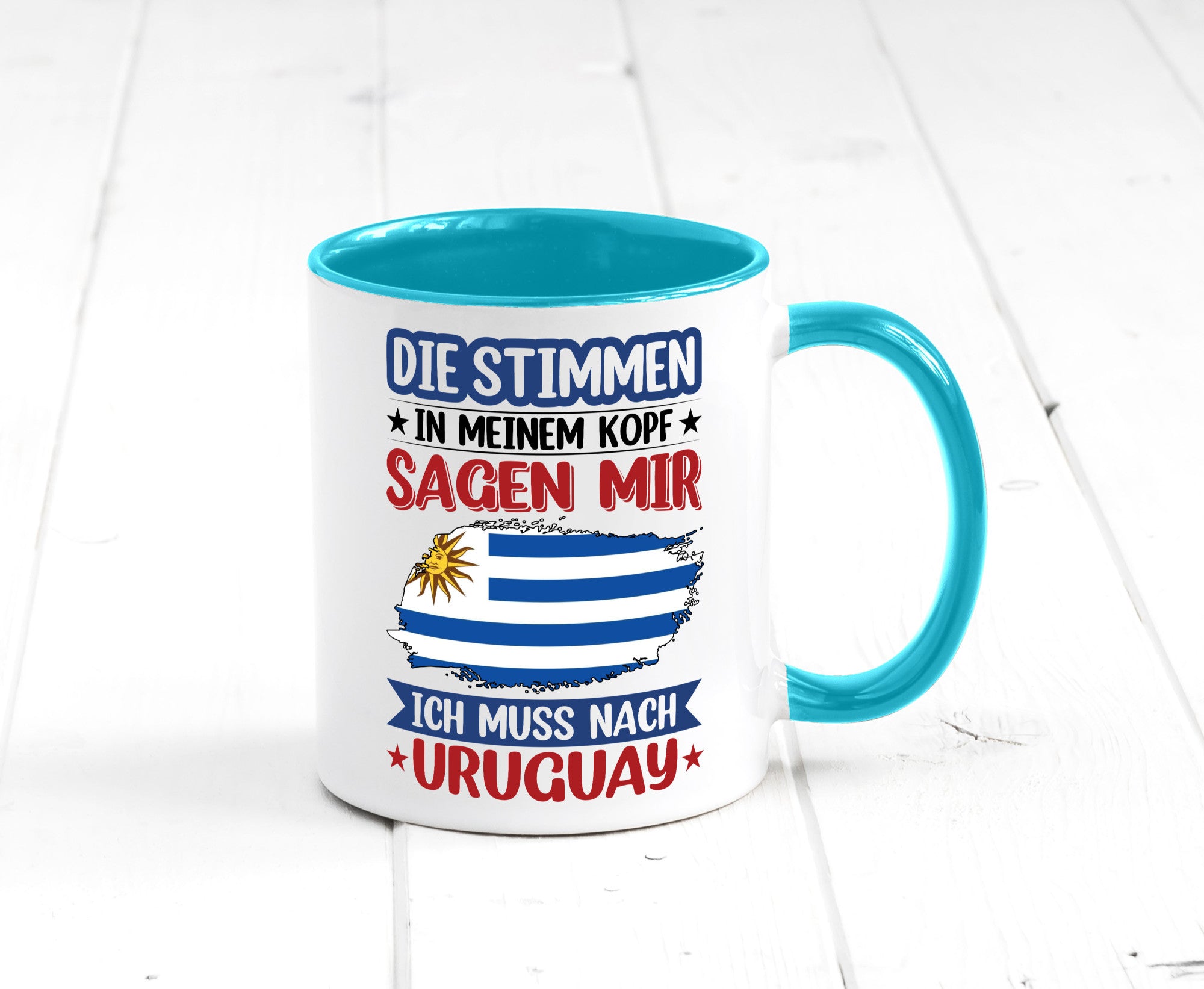 Uruguay | Urlaub Stimmen in meinem Kopf Traumland Geschenk Humor Geschenkidee