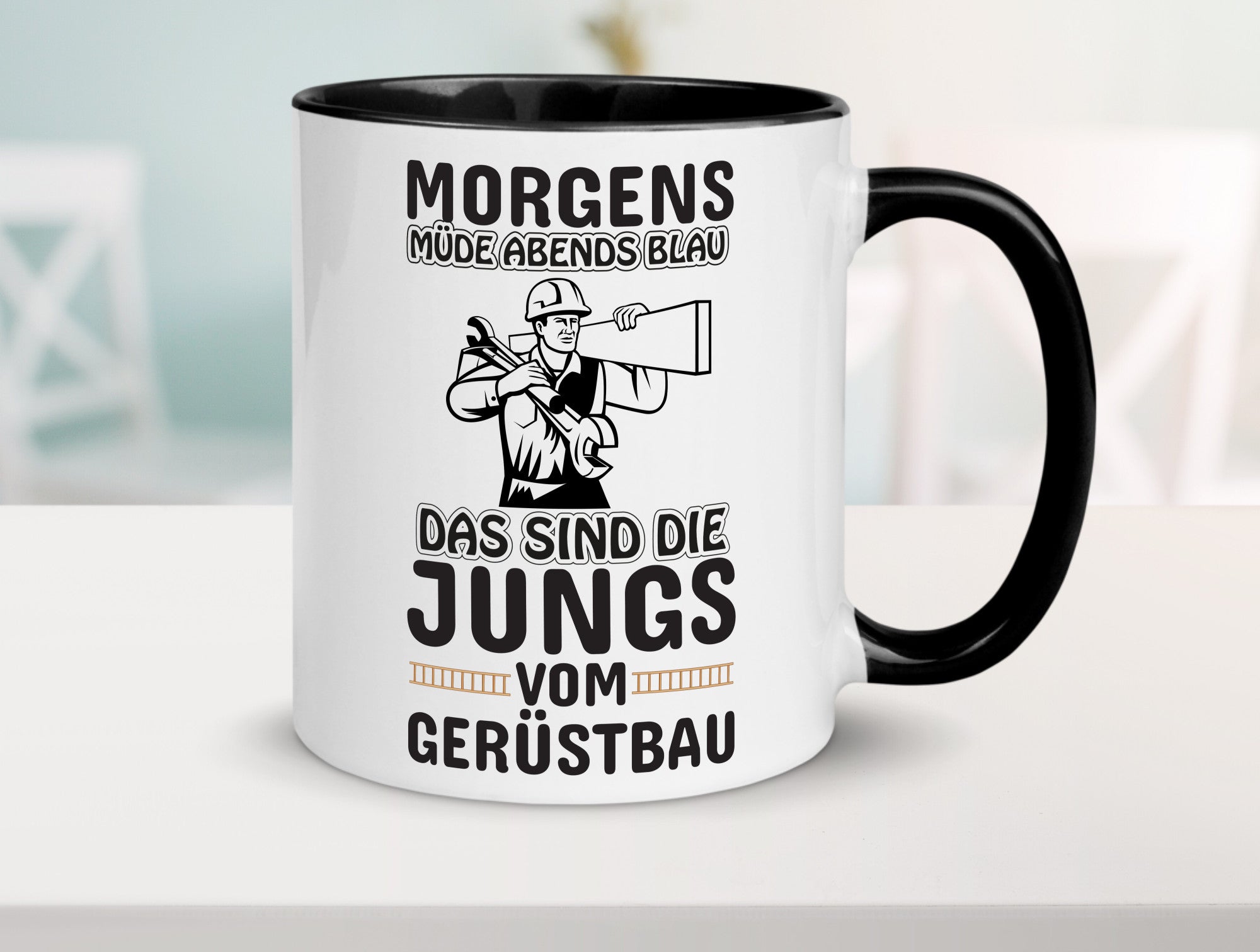 Jungs vom Gerüstbau | Gerüstbauer Tasse Baustelle Geschenk Humor Geschenkidee