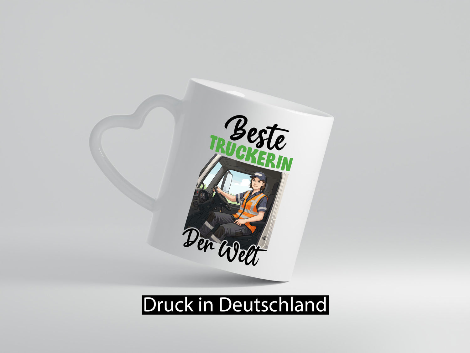 Beste Truckerin | LKW Fahrerin v2 Humor Geschenkidee Tasse