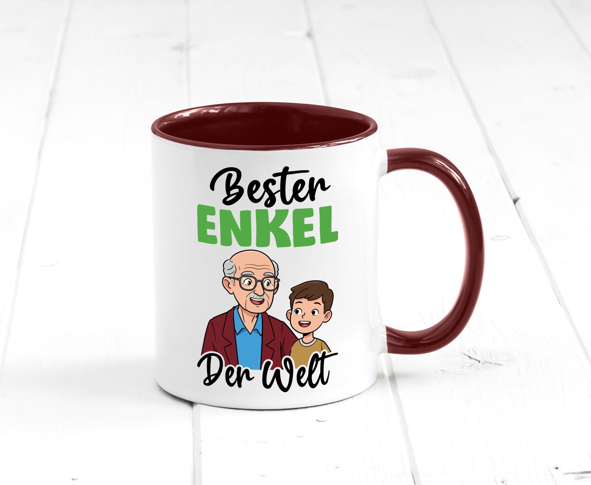 Bester Enkel | Großmutter Großvater Oma Opa lustiger Spruch Geschenk Familie