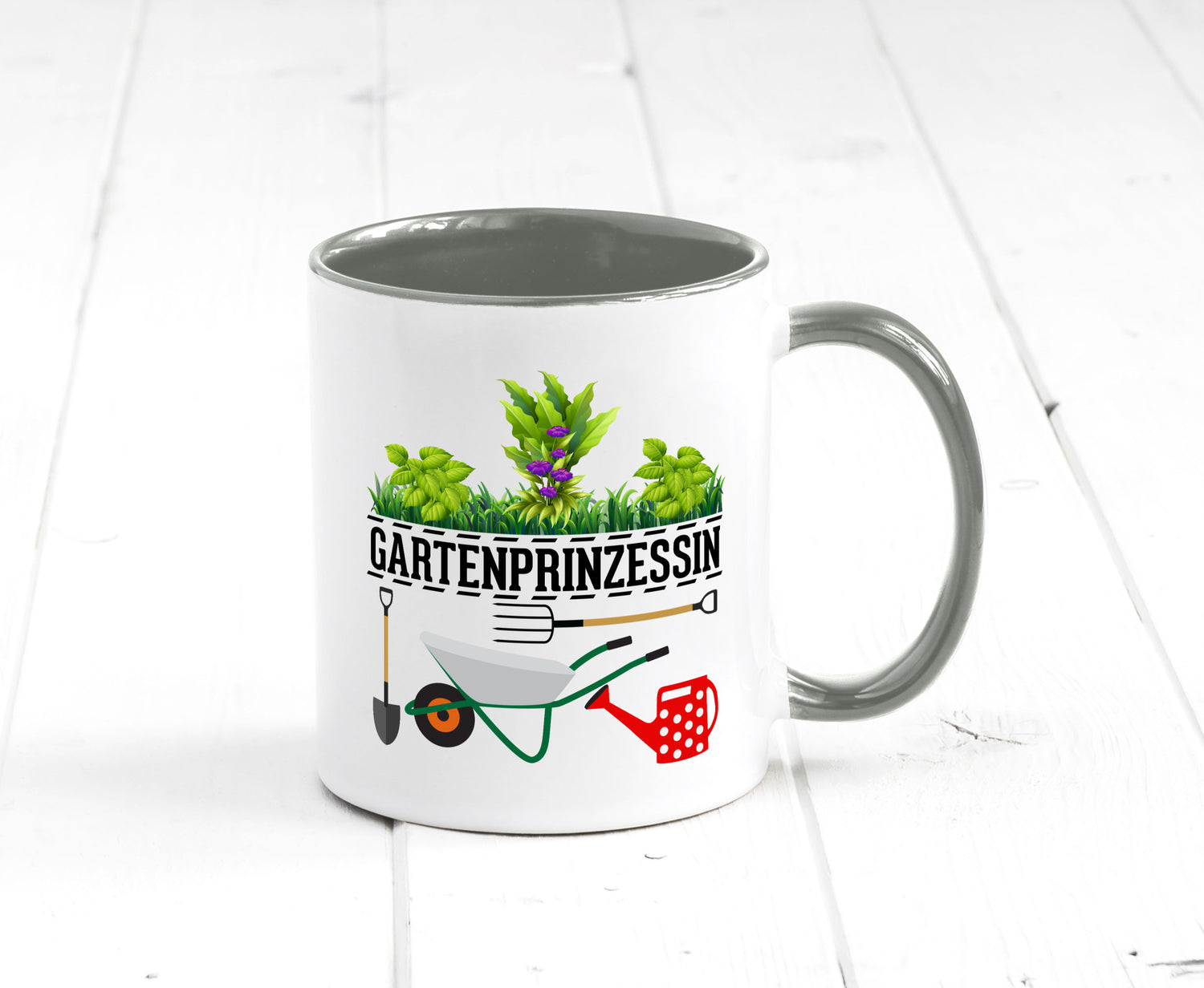 Gartenprinzessin | Gärtnerin Gartenliebhaber Geschenk Humor Geschenkidee