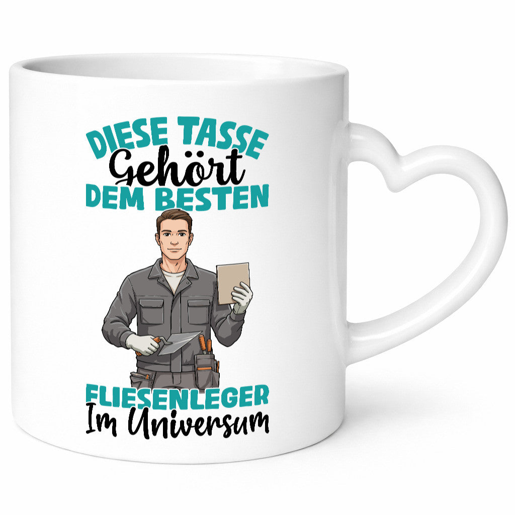 Im Universum: Fliesenleger | Fliesenlegen Bau Geschenk Humor Geschenkidee
