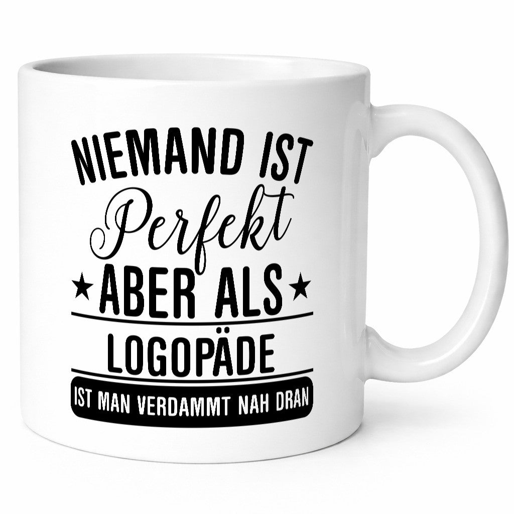 Verdammt nah dran: Logopäde | Sprachtherapie lustig Humor Geschenkidee Geschenk