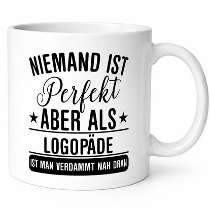 Verdammt nah dran: Logopäde | Sprachtherapie lustig Humor Geschenkidee Geschenk