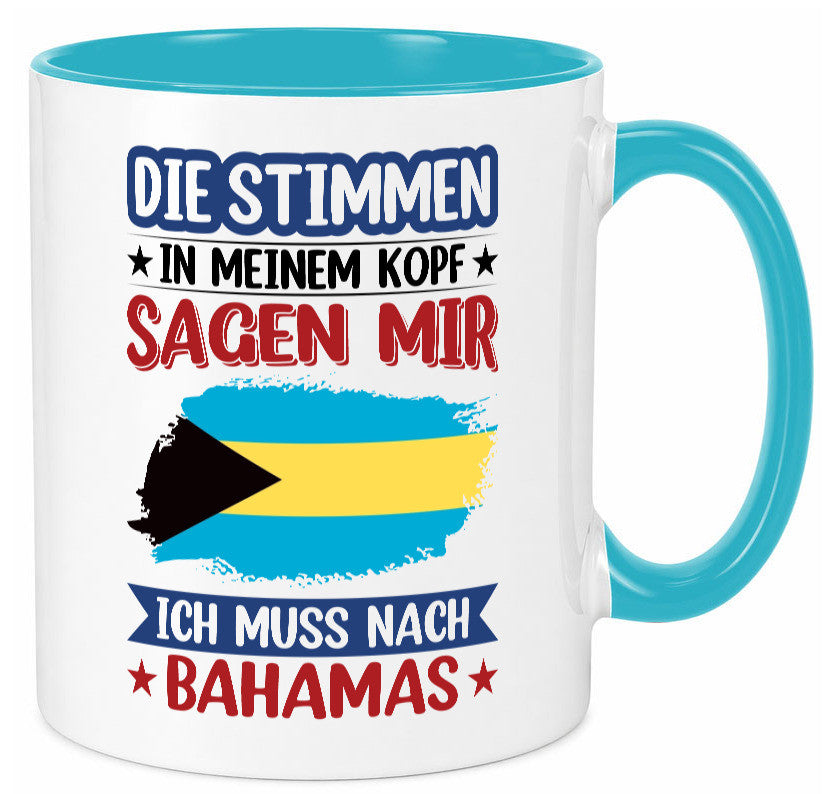 Bahamas | Urlaub Stimmen in meinem Kopf Traumland Geschenk Humor Geschenkidee
