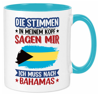 Bahamas | Urlaub Stimmen in meinem Kopf Traumland Geschenk Humor Geschenkidee
