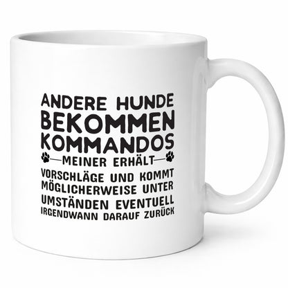 Hunde Training | Hundebesitzer Tasse Hundekommando lustig Tierliebhaber Humor