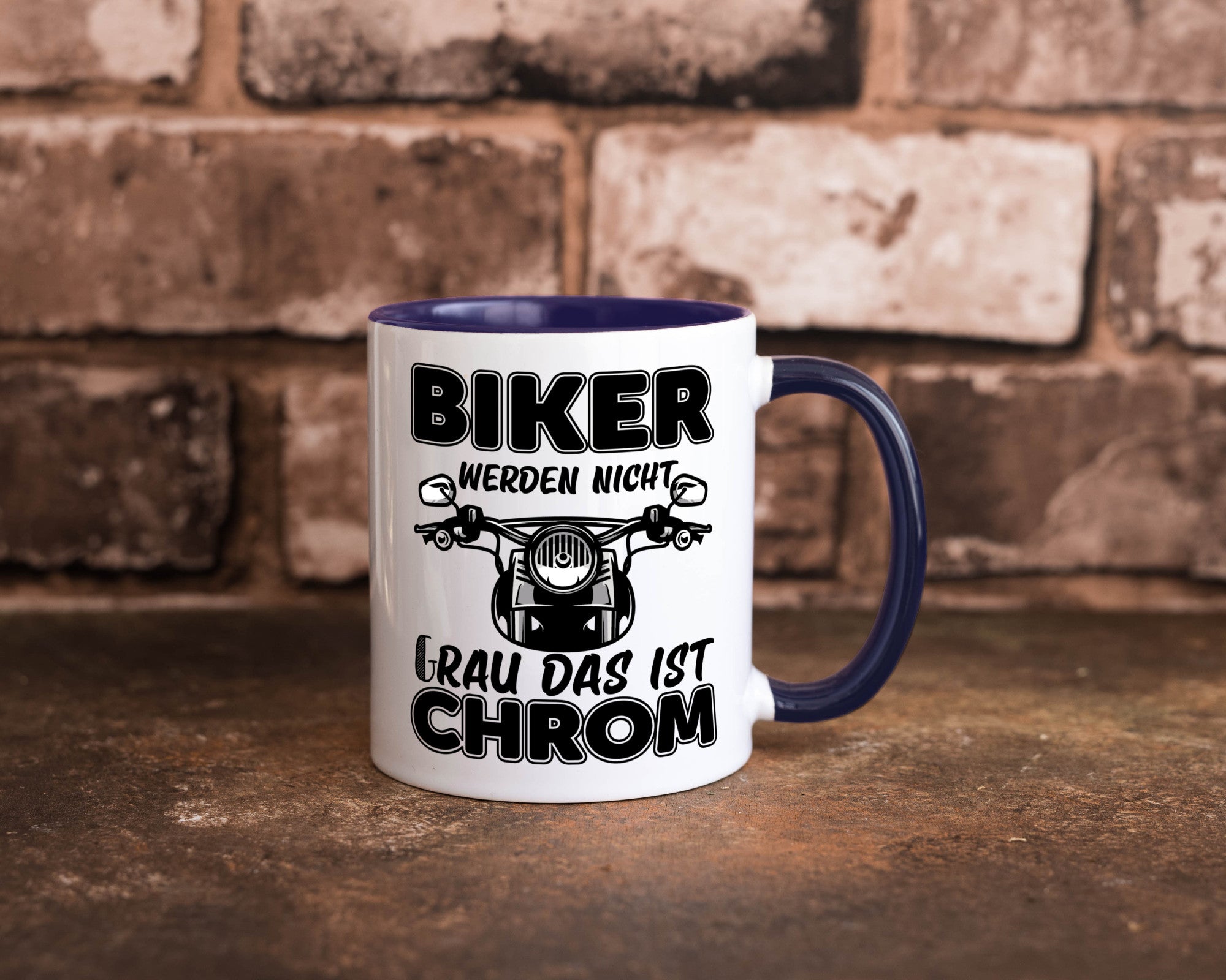 Biker werden nicht grau | Motorrradfahrer Tasse Humor Geschenkidee