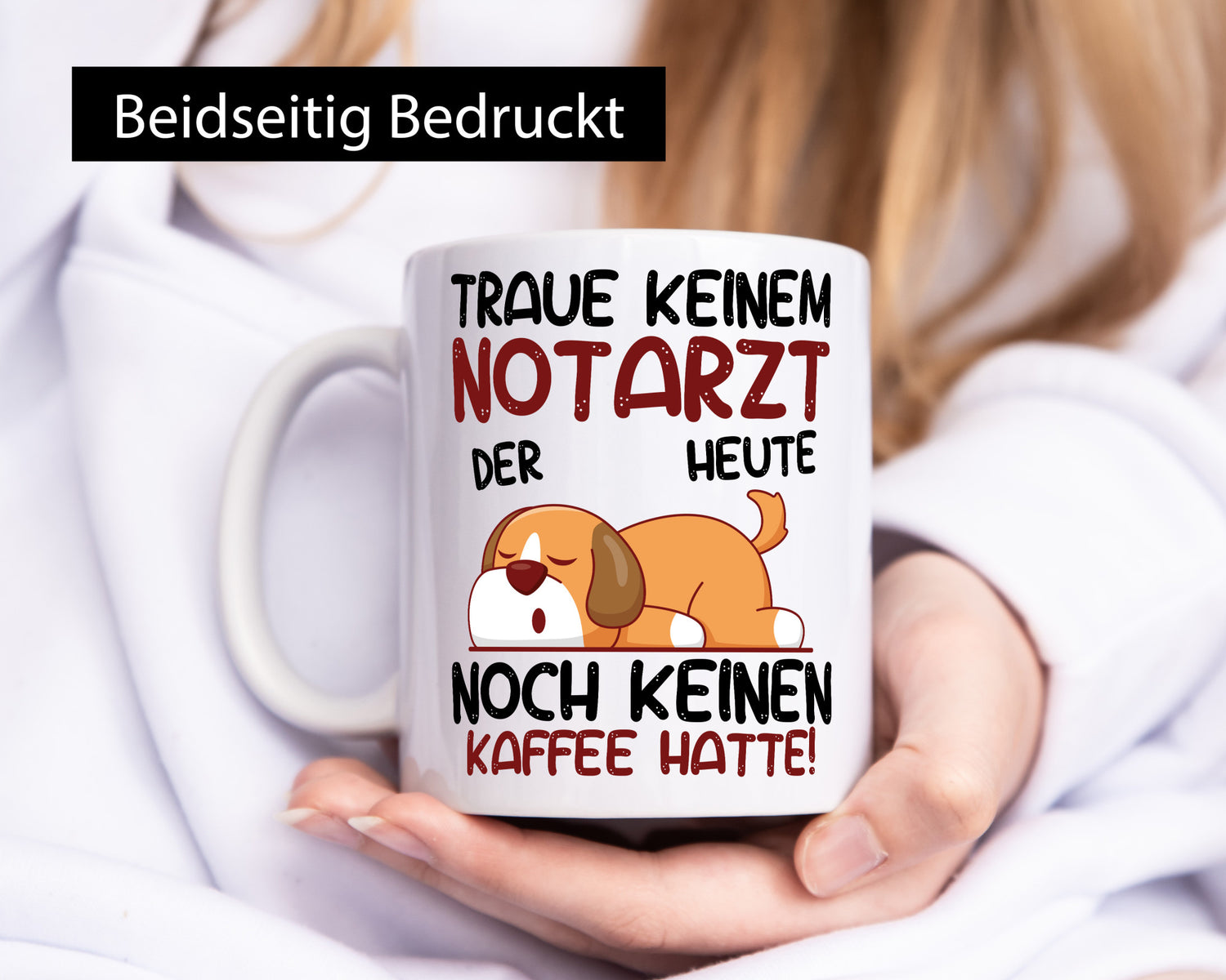 Traue keinem Notarzt | Arzt Geschenk Humor Geschenkidee lustiger Spruch Tasse