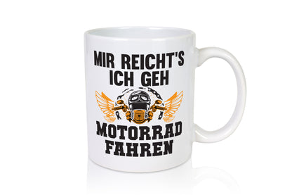 Motorrad Fahrer | Biker 2 rad lustiger Spruch Geschenk Humor Geschenkidee Tasse