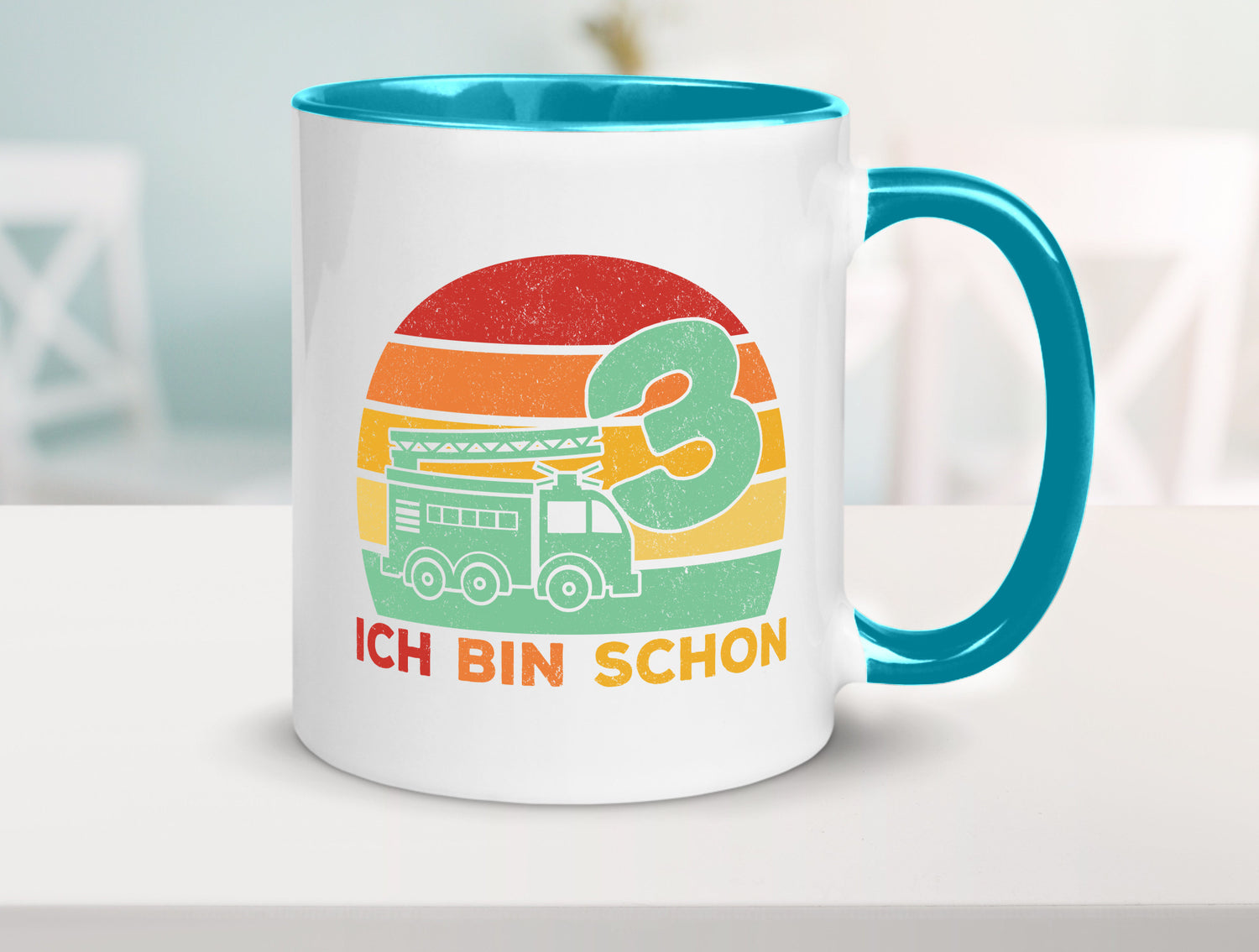 3. geburtstag | Feuerwehrauto 3 Jahre Feuerwehr Geschenk Geschenkidee lustiger