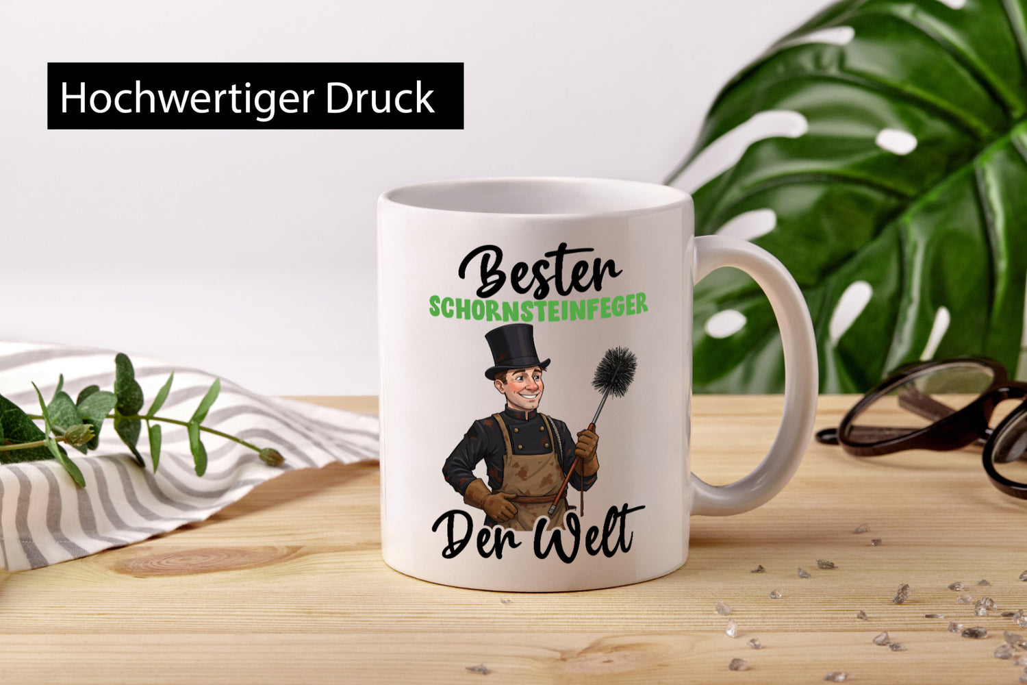 Bester Schornsteinfeger | Kaminkehrer lustig Humor Geschenkidee Geschenk Tasse