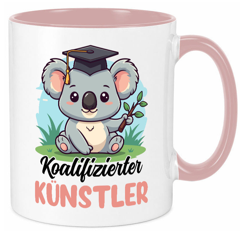 Koalifizierter Künstler | Kunst Humor Geschenkidee Tasse
