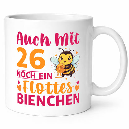 26. Geburtstag | Flottes Bienchen 26 Jahre lustiger Spruch Geschenk
