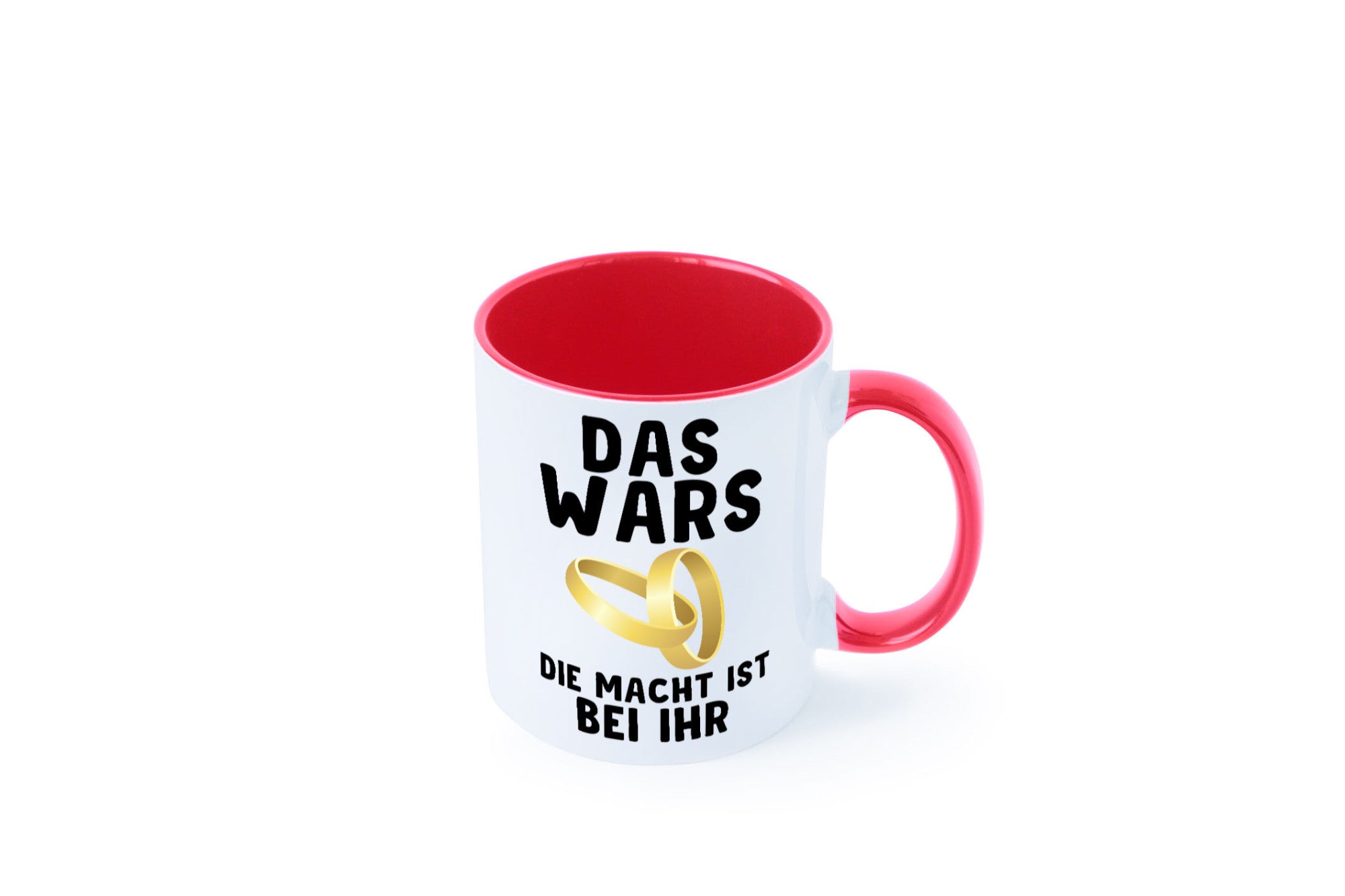 Die macht ist bei ihr | Hochzeit Tasse Ehemann Ehe Geschenk Humor Geschenkidee