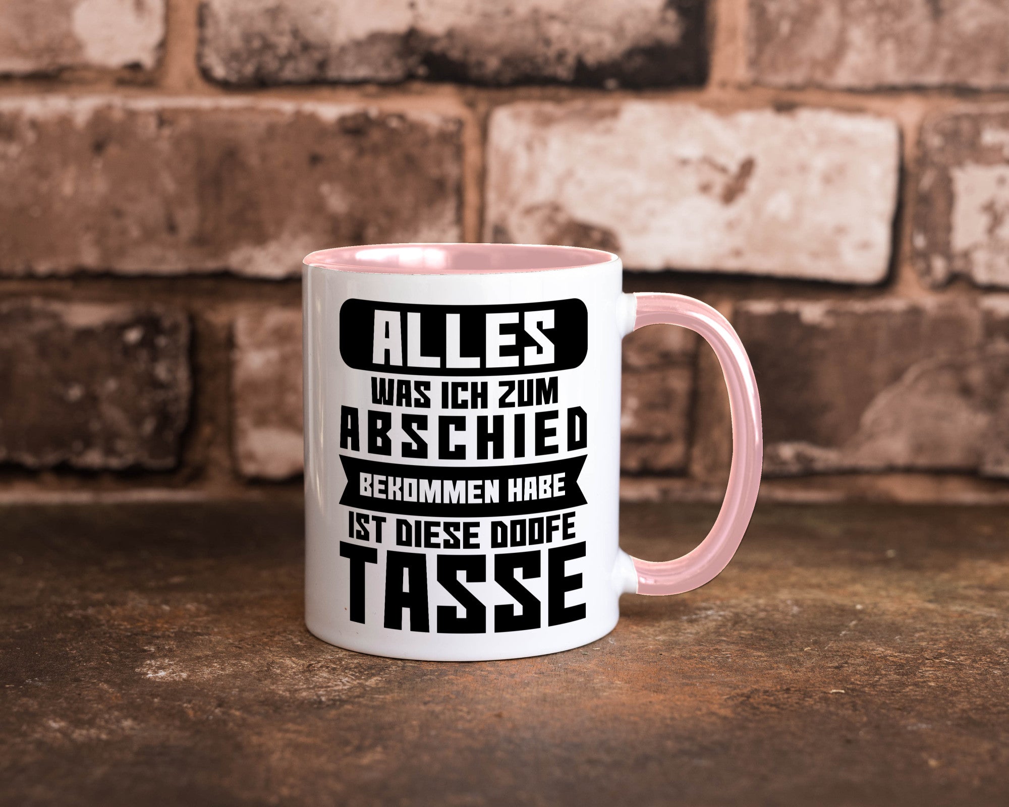 Zum Abschied | Kollegen Jobwechsel Büro Abschluss Geschenk Arbeit lustiger