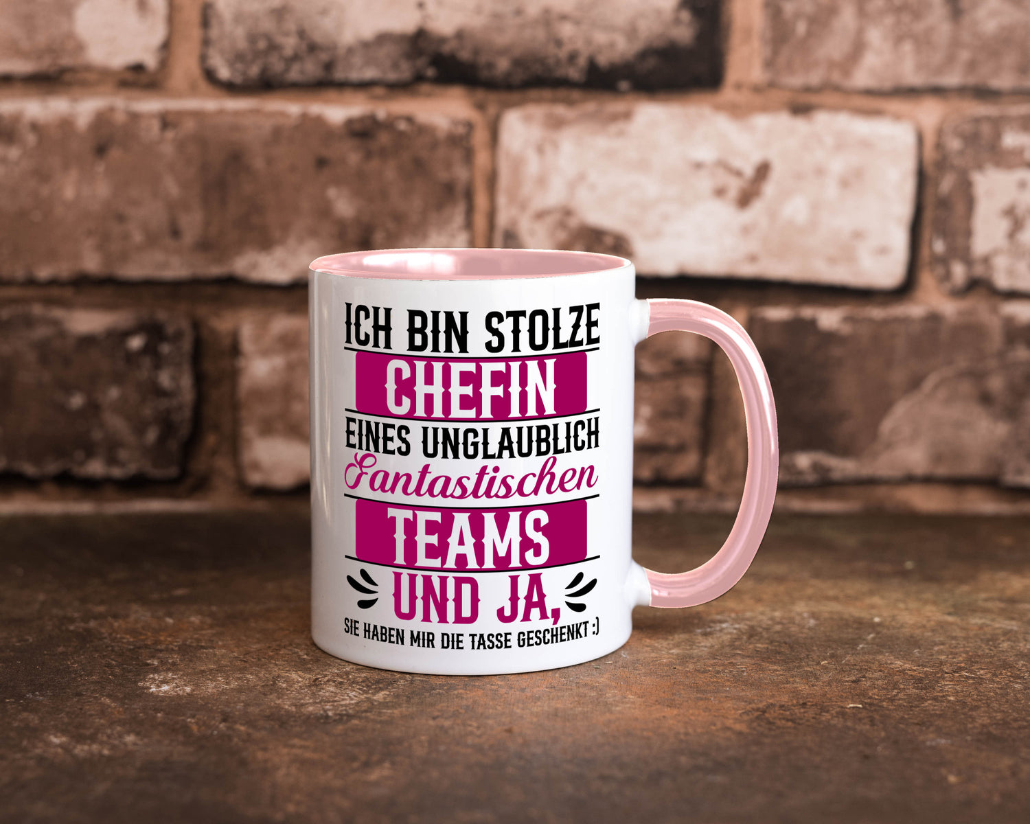 Stolze Chefin | Tolles Team Mitarbeiter lustig Arbeit Kollegen Büro Geschenk