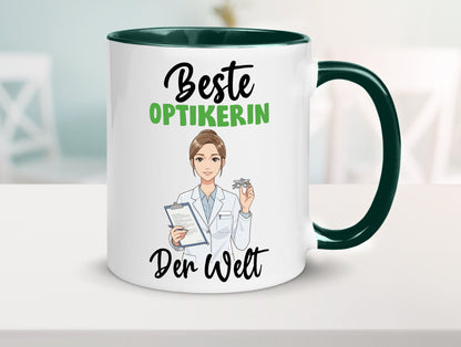 Beste Optikerin | Augenoptik v2 Geschenk Humor Geschenkidee lustiger Spruch