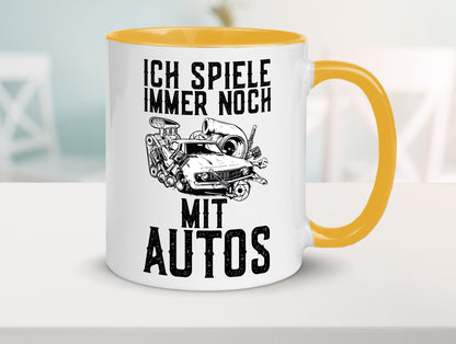 Spiele noch mit Autos | Werkstatt Werkzeug Mechaniker lustiger Spruch Geschenk