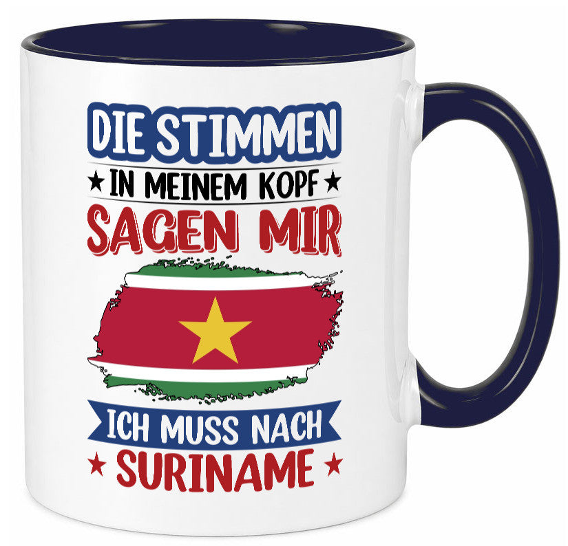 Suriname | Urlaub Stimmen in meinem Kopf Traumland v2 Geschenk Humor