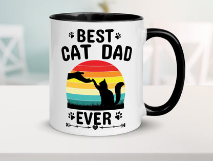 Best Cat Dad Ever lustiger Spruch Geschenk Humor Geschenkidee Tasse