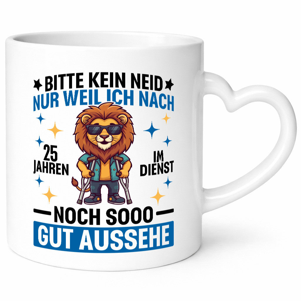 25 Jahre im Dienst | Arbeitsjubiläum Arbeit Humor Kollegen Büro Geschenkidee