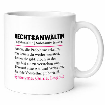 Rechtsanwältin | Spruch Jurstin Anwältin Humor v2 lustiger Geschenk