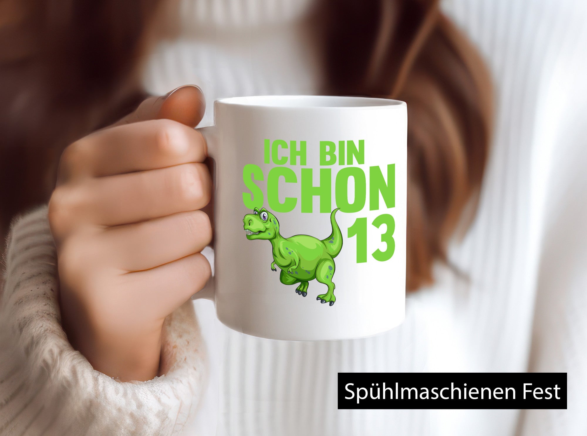 13. Geburtstag | 13 Jahre Dino Dinosaurier Humor Geschenkidee Tasse