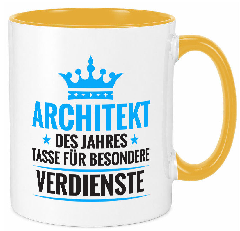 Besonderer Verdienst: Architekt | Architektur Büro Geschenkidee Arbeit Kollegen
