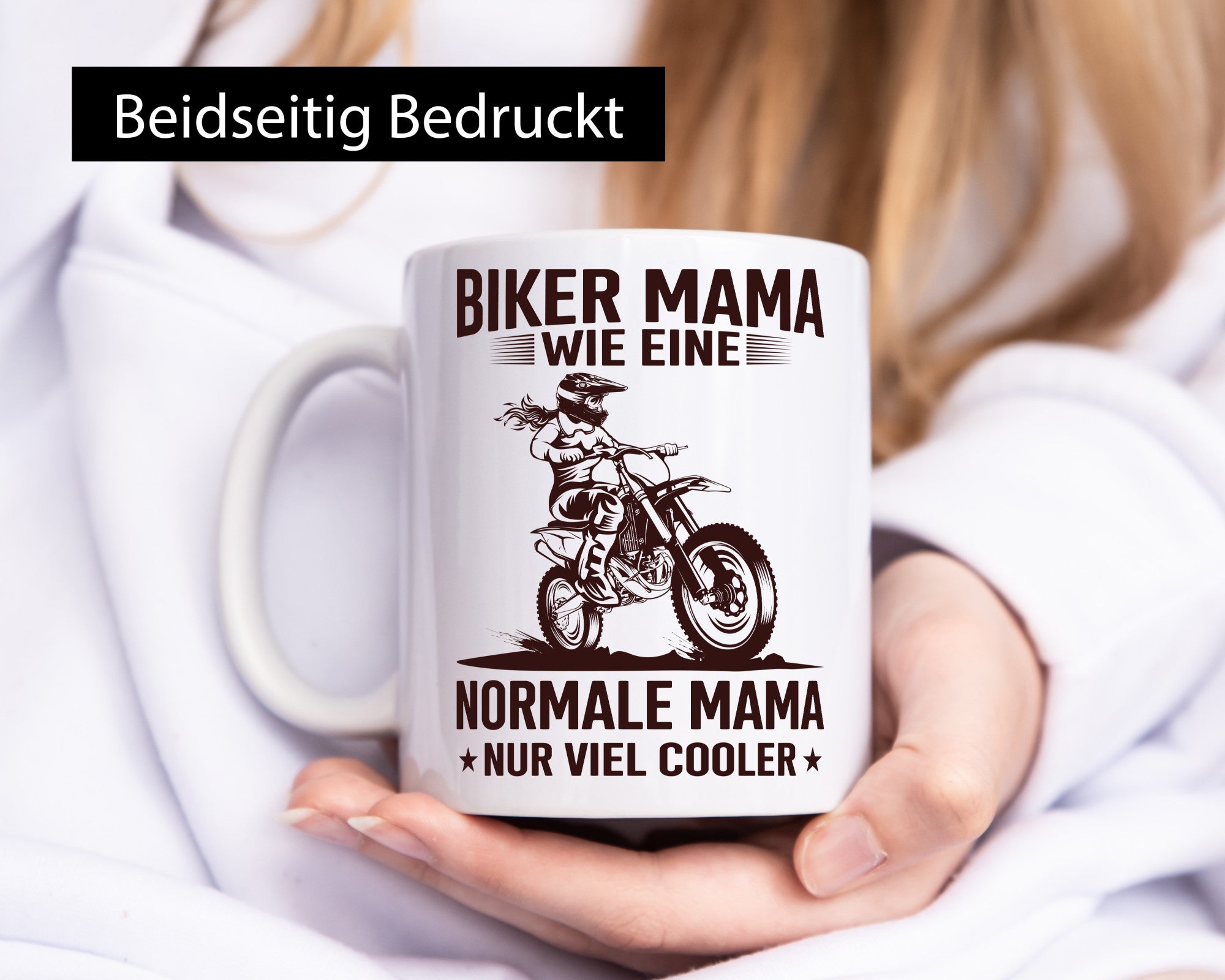 Biker Mama | wie eine Normale nur Cooler Motorad Humor Familie Geschenkidee